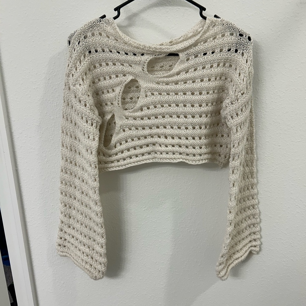Crochet sweater